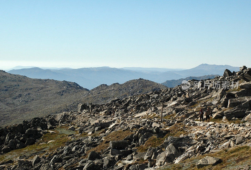 在澳大利亚徒步旅行者，Kosciusko Mount 3号